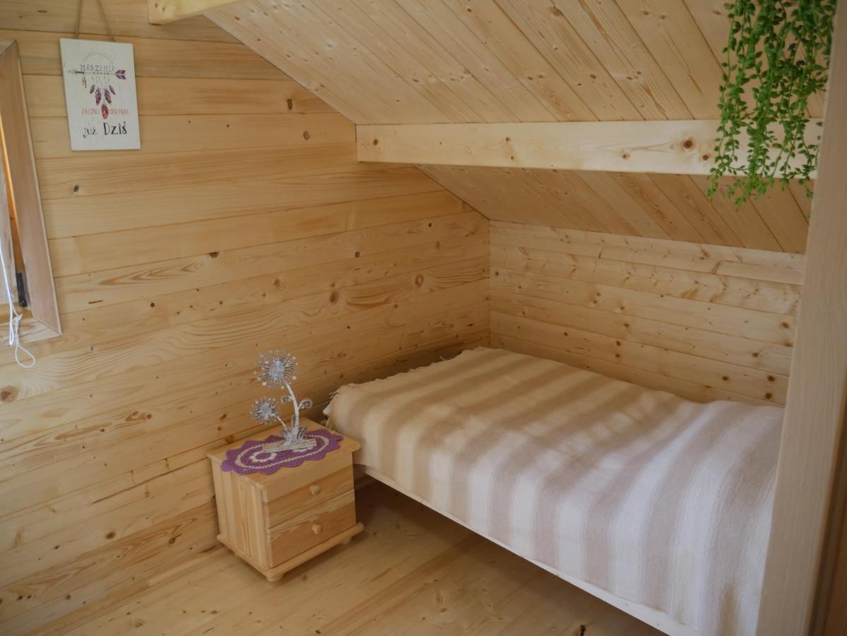 Domek Letniskowy Drewniany Nad Jeziorem Strzeszowskim Nowy Exterior foto